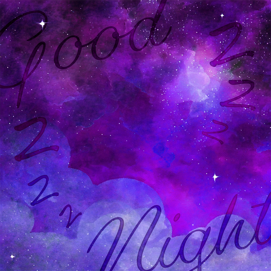 おやすみVTuber素材（下、紫）